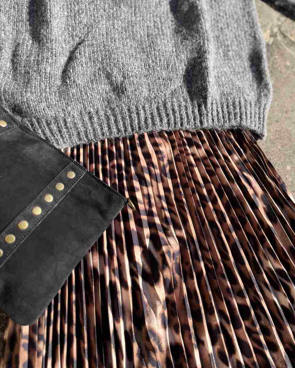 Falda leopardo