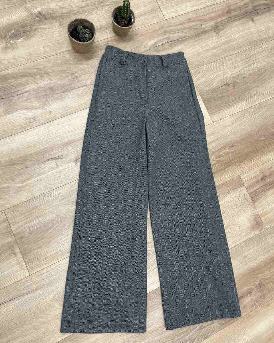 Pantalon traje gris