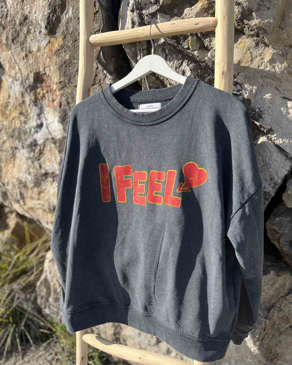Sudadera gris