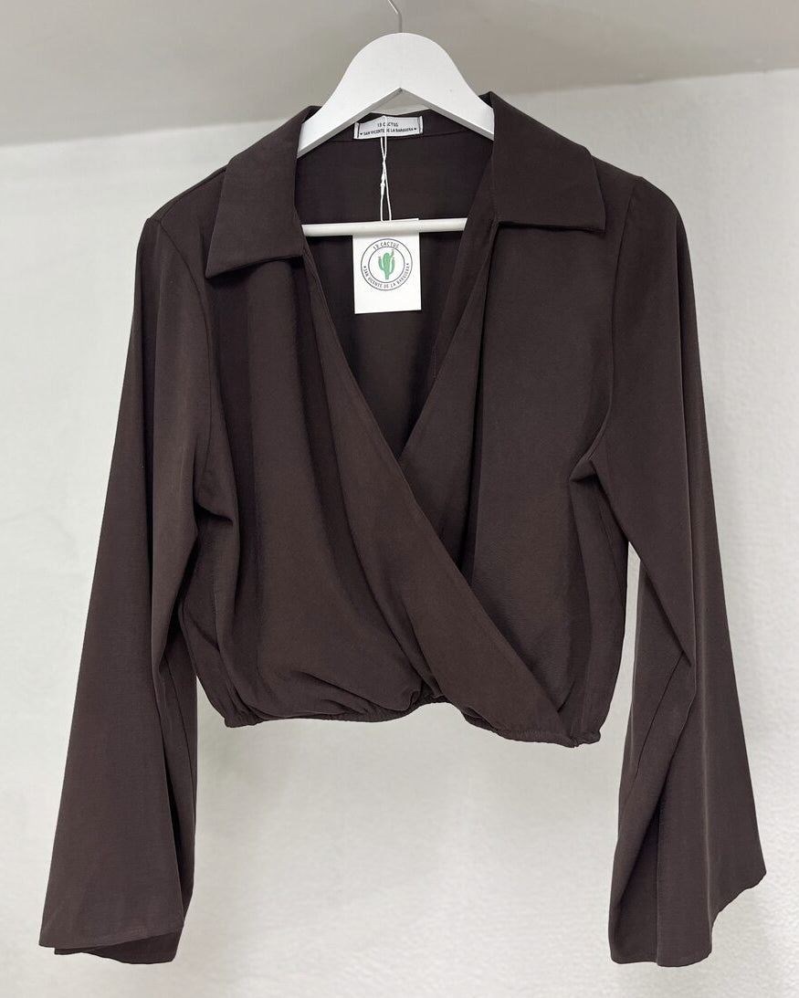 Blusa chocolate