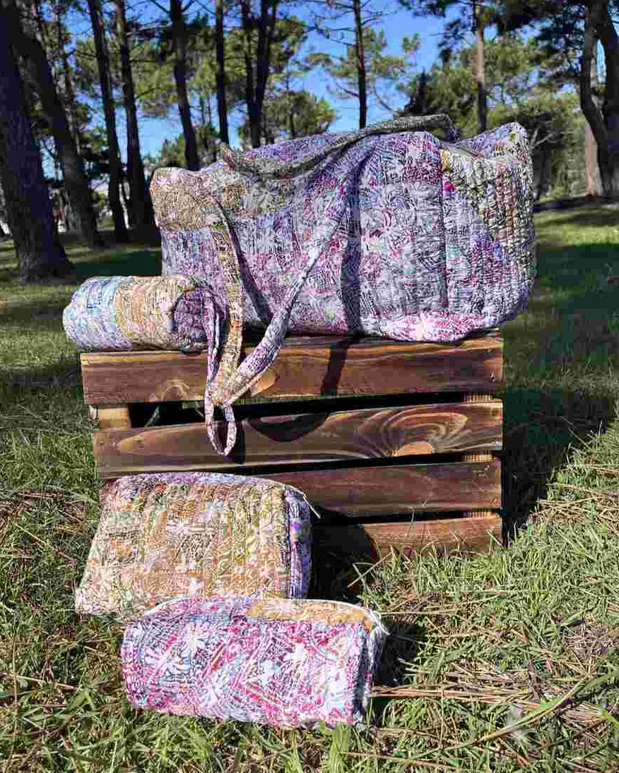 Bolsa de viaje multicolor