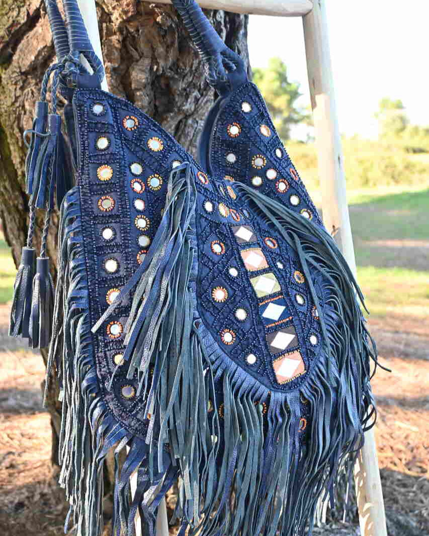 Bolso India azul