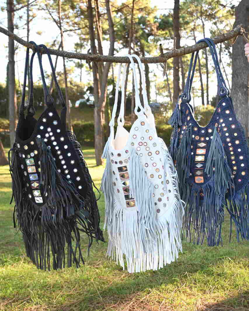 Bolso India azul