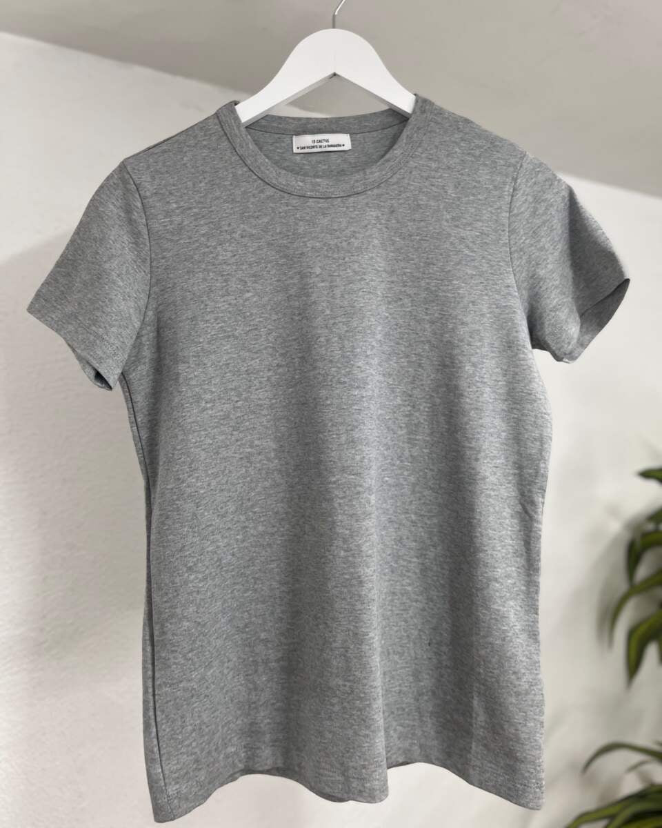 Camiseta basica gris