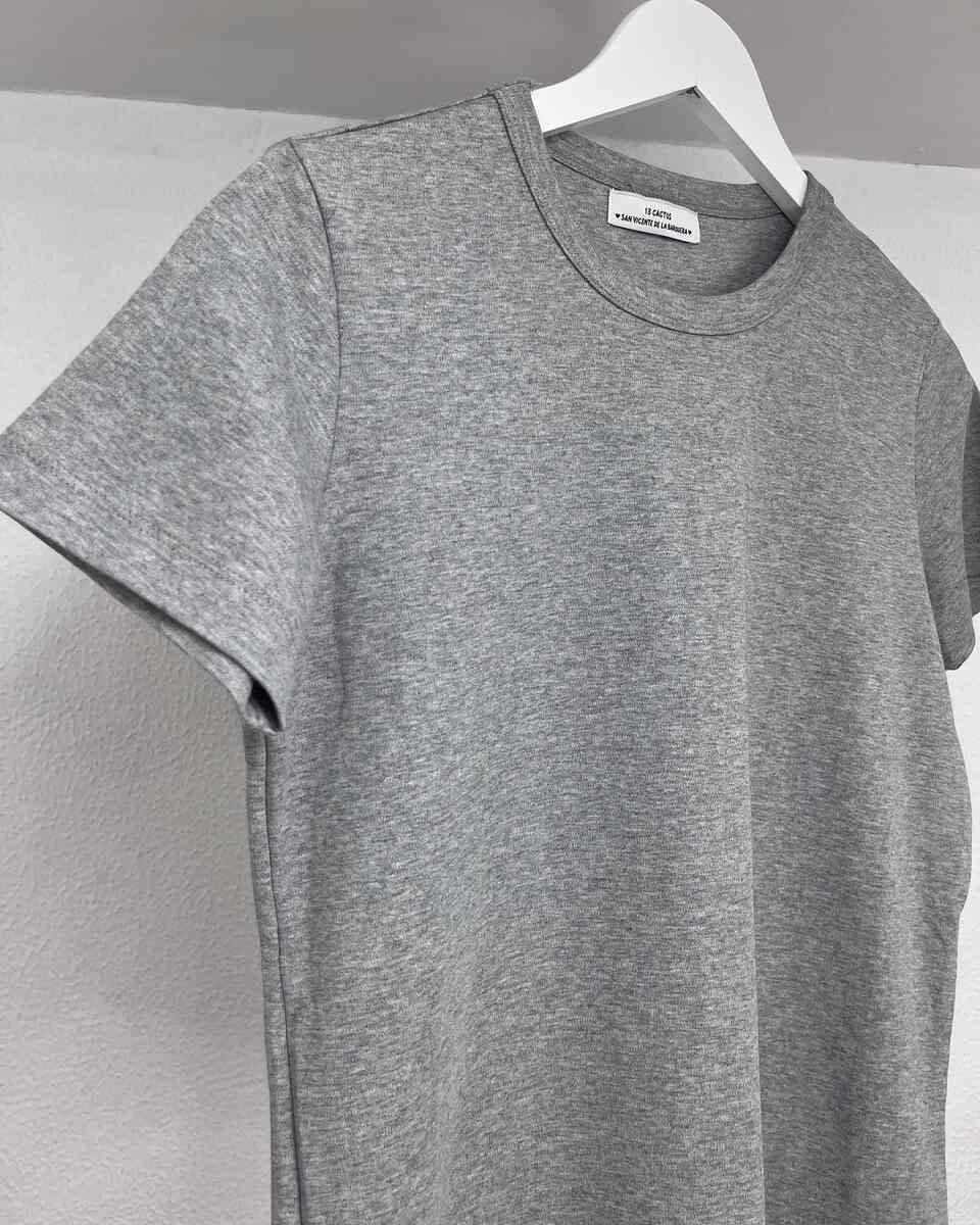 Camiseta basica gris