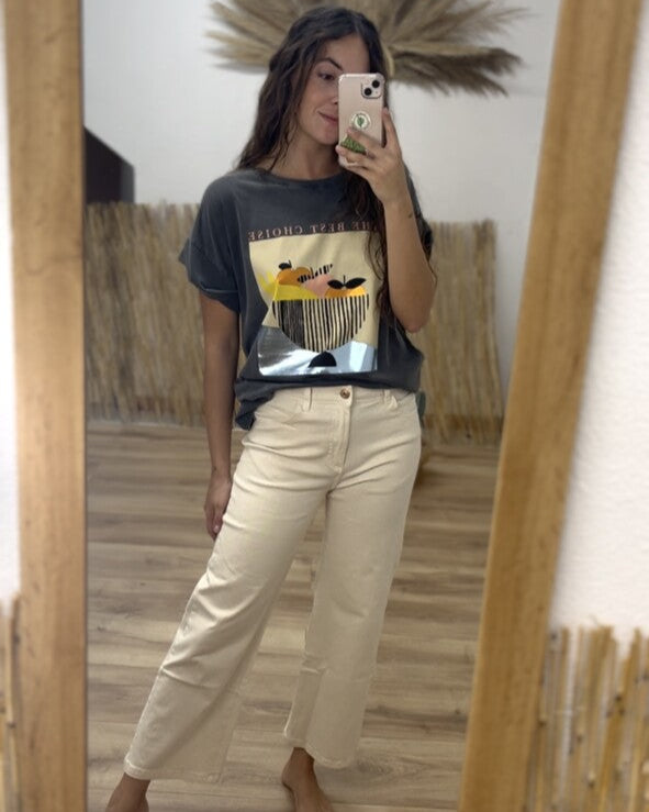 Camiseta gris