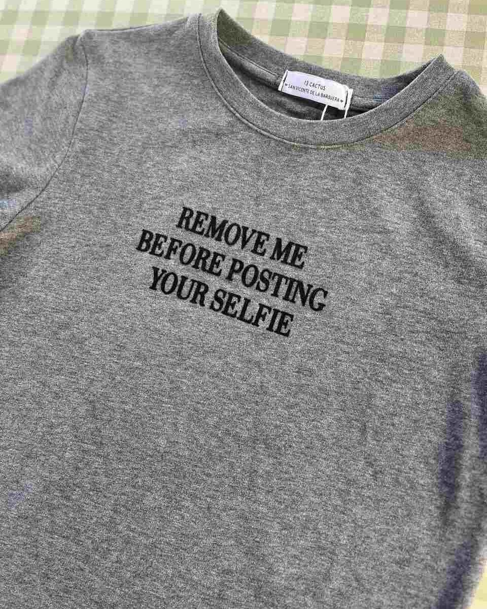 Camiseta gris