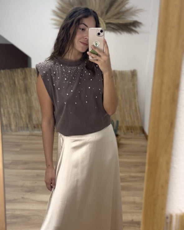 Camiseta hombreras