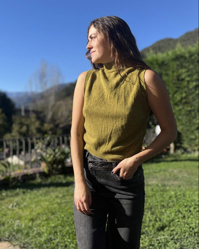 Chaleco pistacho