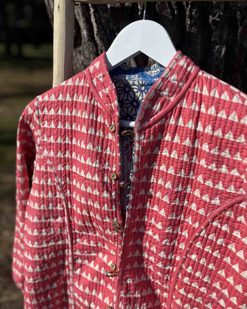  Chaqueta India rosa