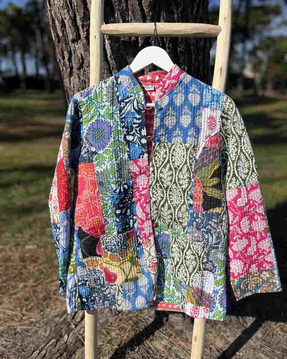 Chaqueta India rosa