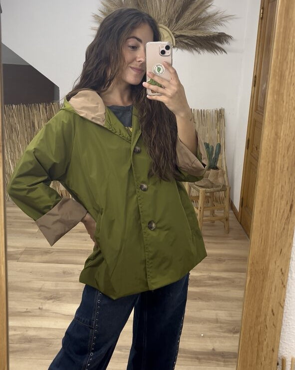 Chubasquero verde