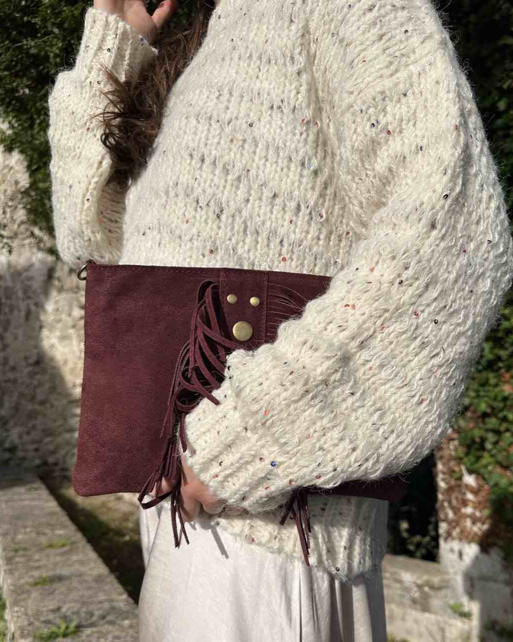 Jersey beige brillis