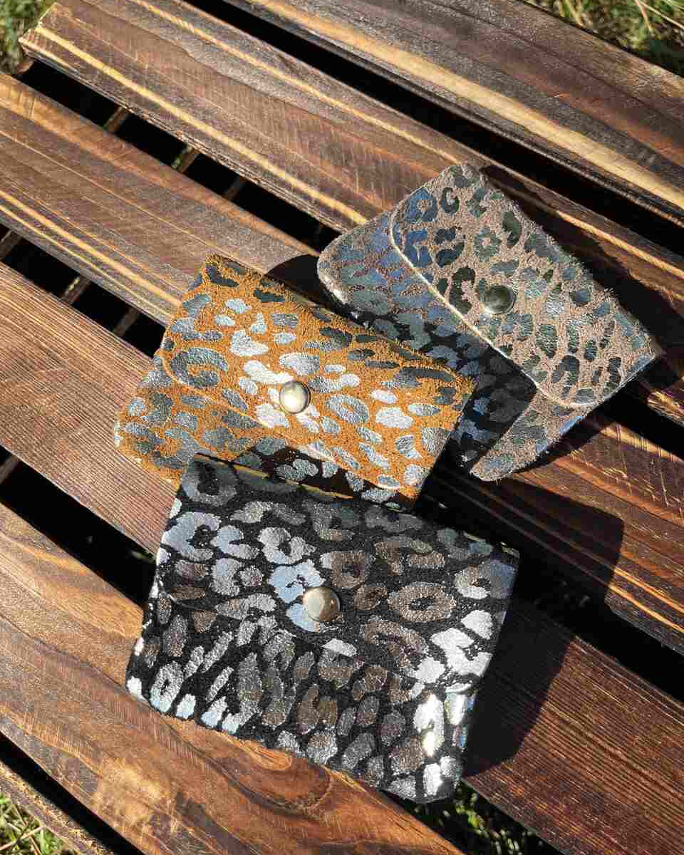 Monedero leopardo