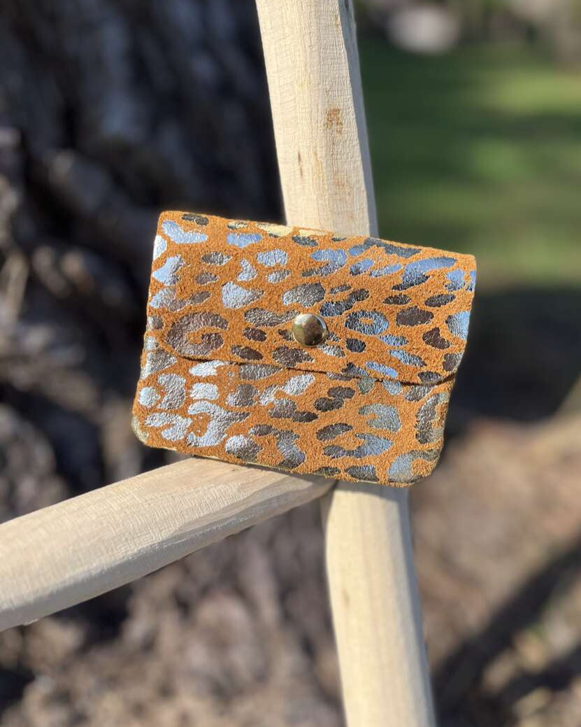 Monedero leopardo