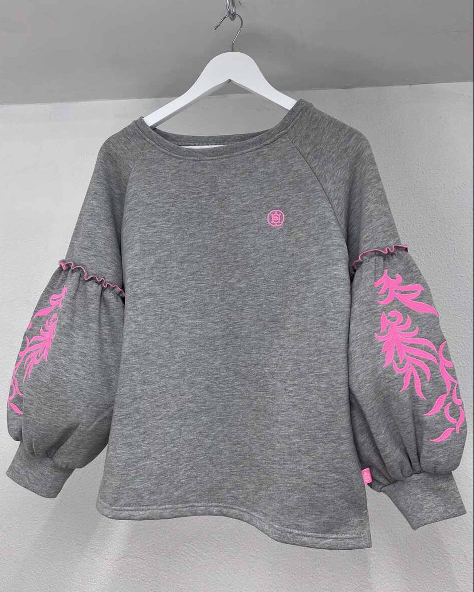 Sudadera globo gris