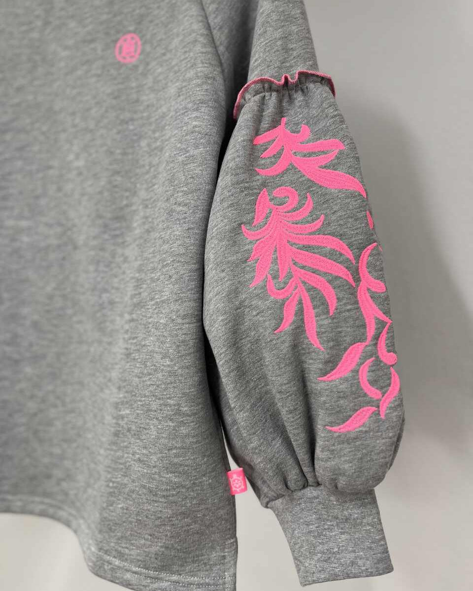 Sudadera globo gris