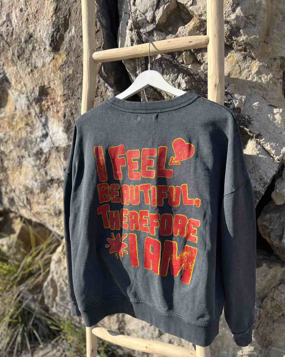 Sudadera gris