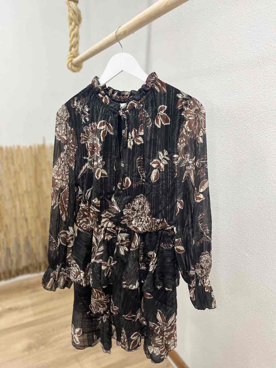 Vestido corto estampado
