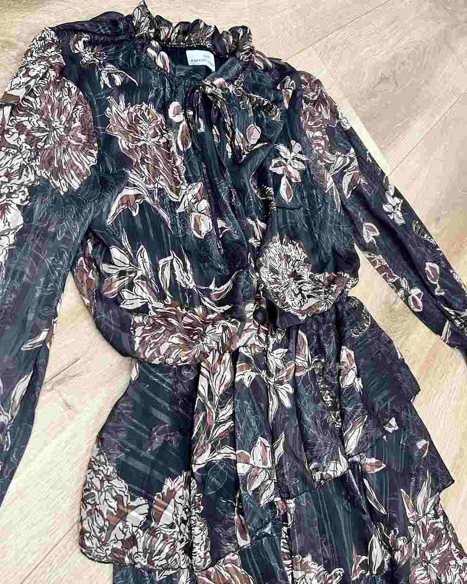 Vestido corto estampado