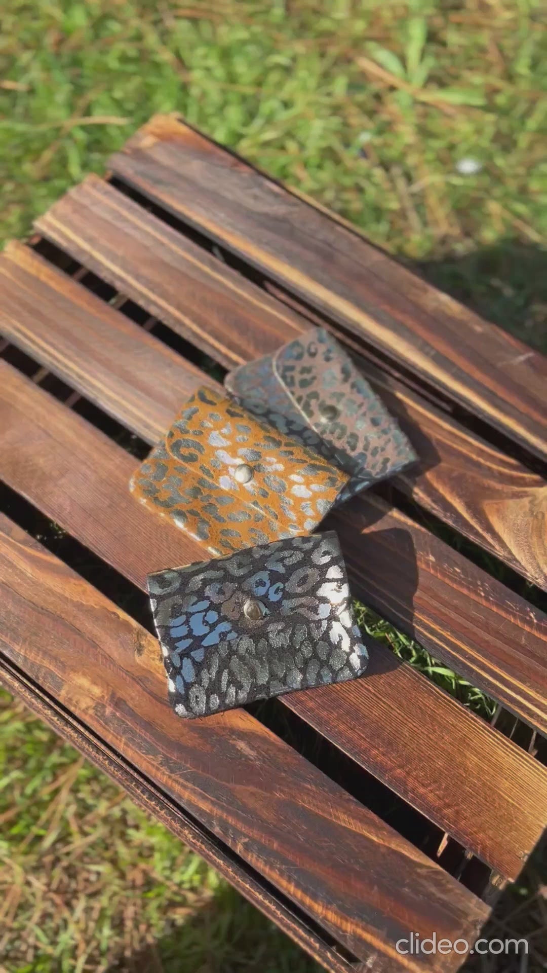 Monedero leopardo