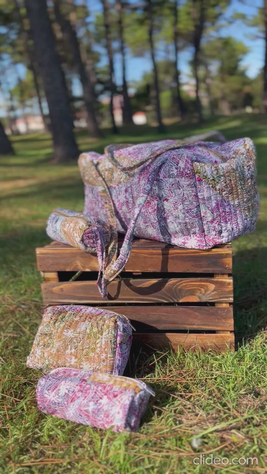 Bolsa de viaje multicolor