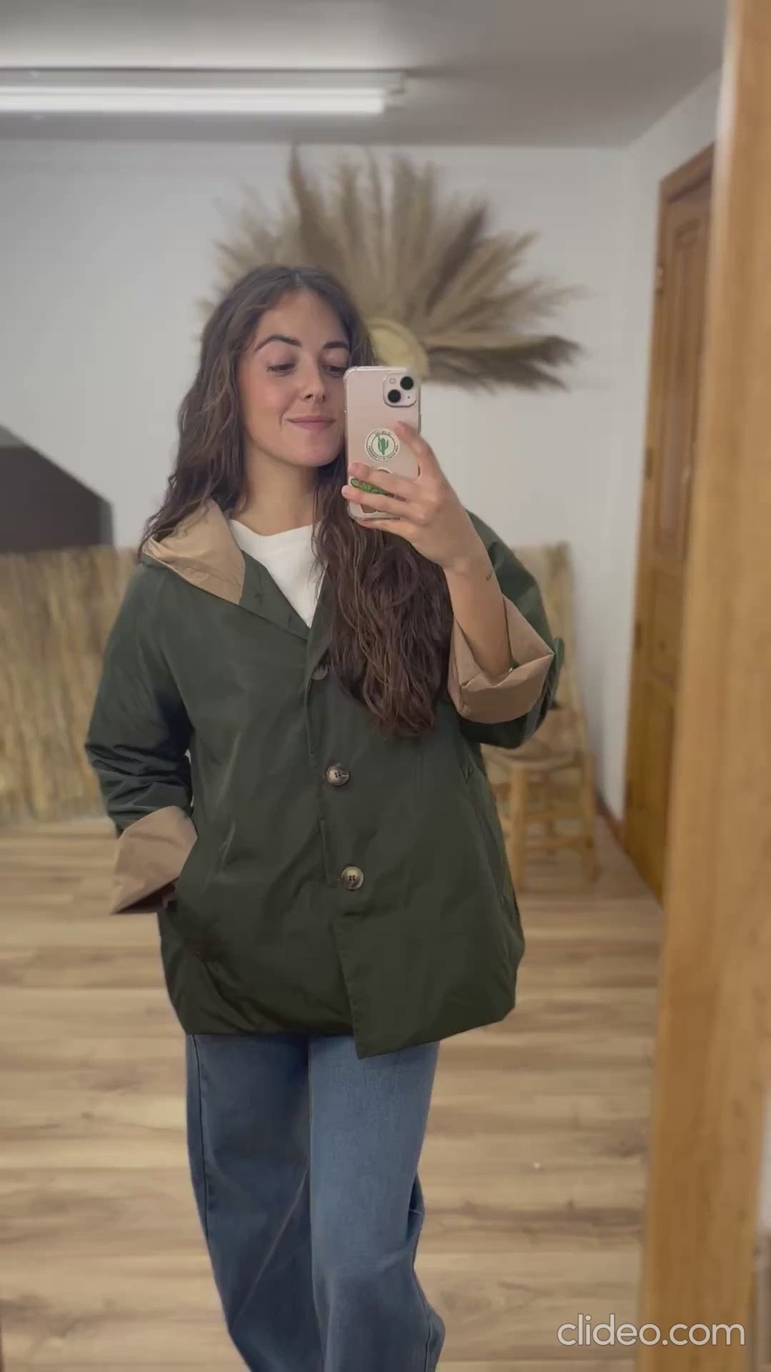 Chubasquero verde