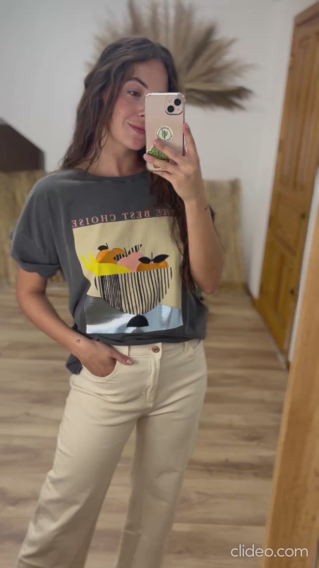 Camiseta gris