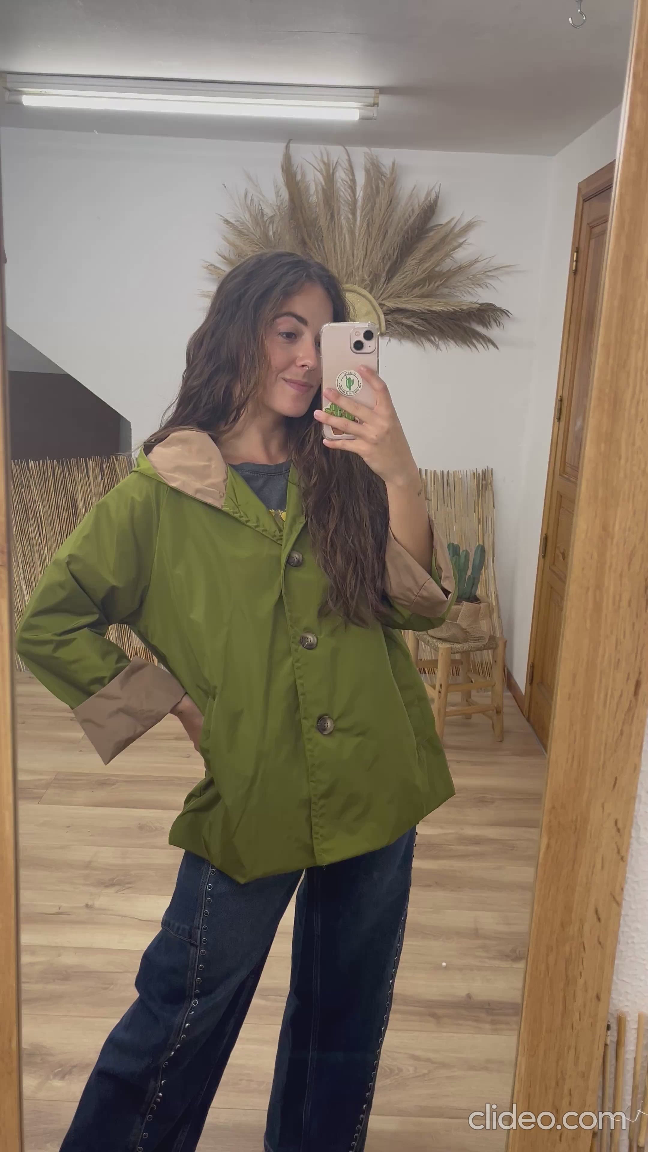 Chubasquero verde