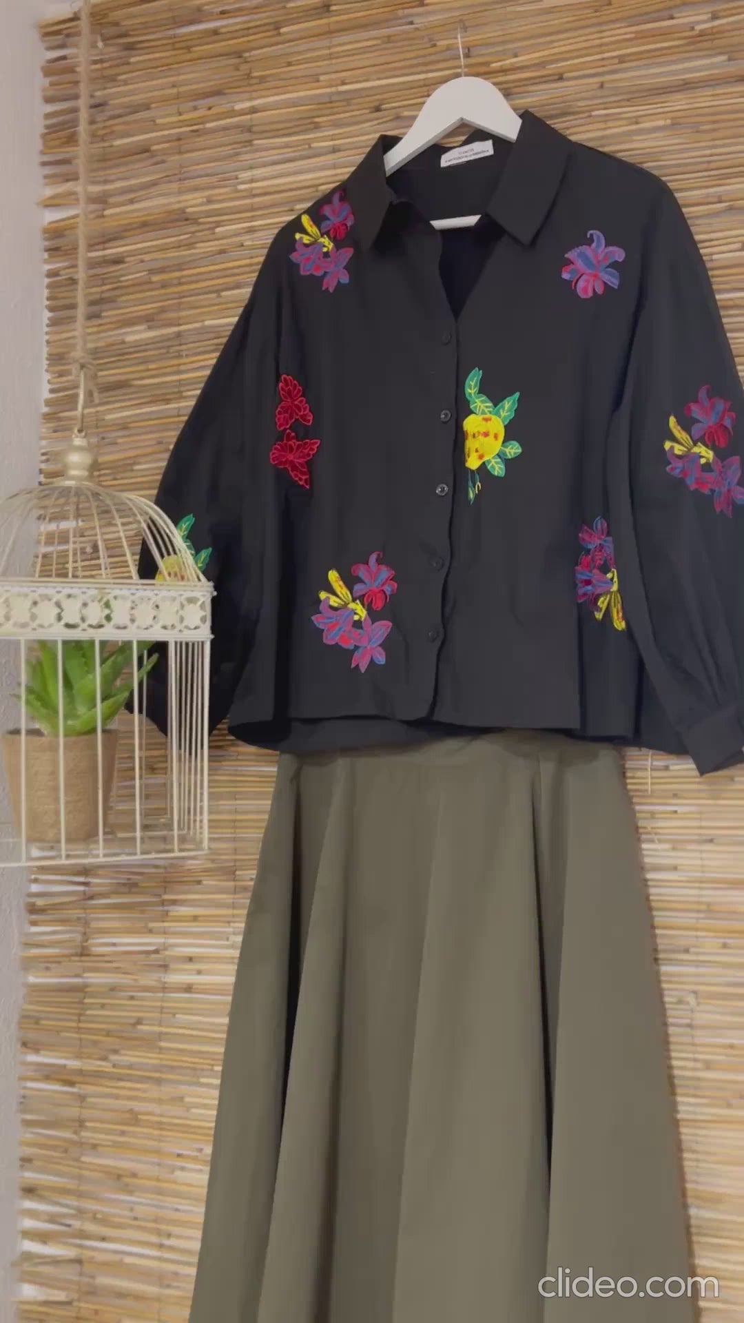 Camisa bordada